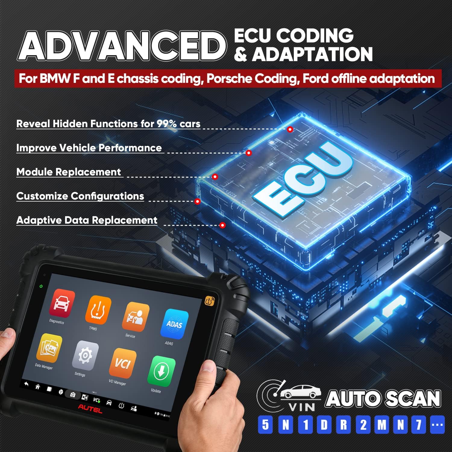 OE All Systems Diagnostics Scanner Tool E9708