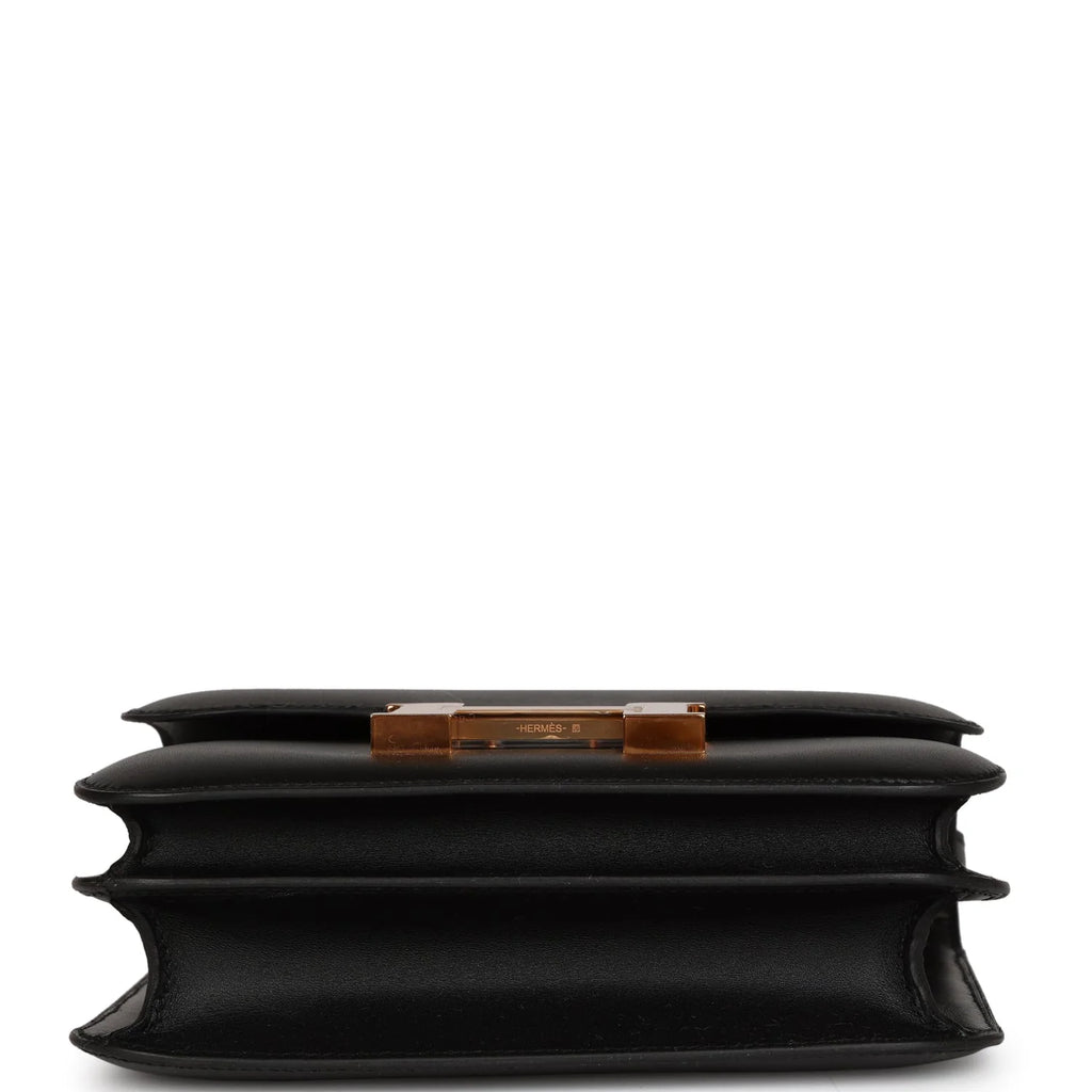 Black Veau Monsieur Rose Gold Hardware Bag A94516