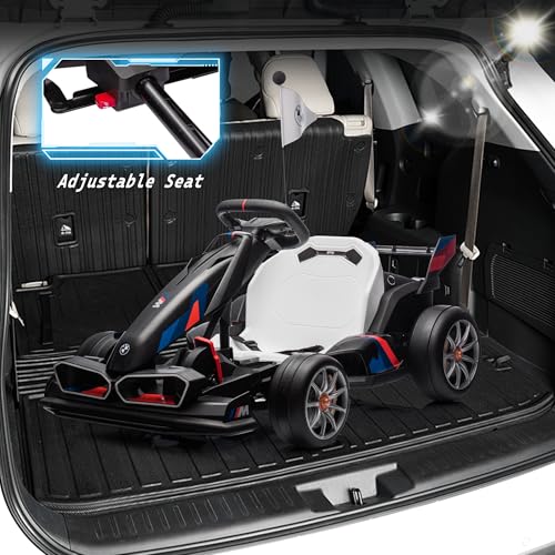 Black Electric Go Kart with Adjustable Seat W788147