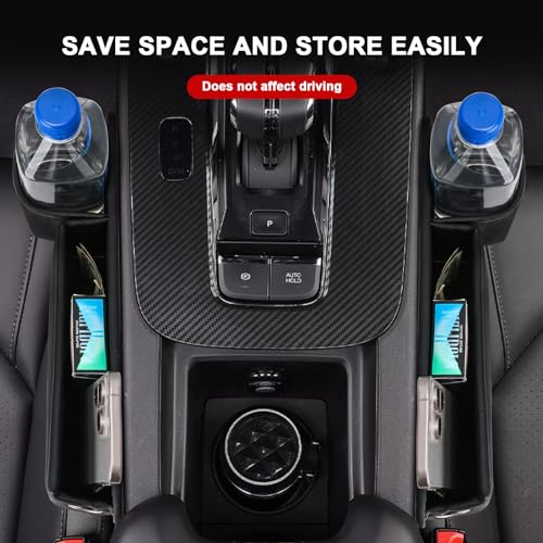 Car Leather Cup Holder Gap Bag Seat Gap Storage Box Organizer Q605