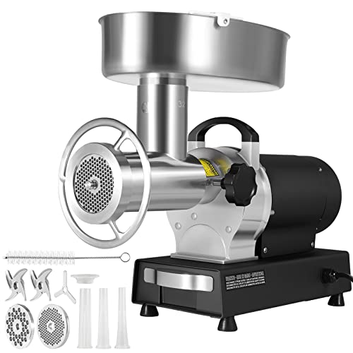 1100W Electric Meat Grinder with 2 Blade, 3 Grinding Plates J396