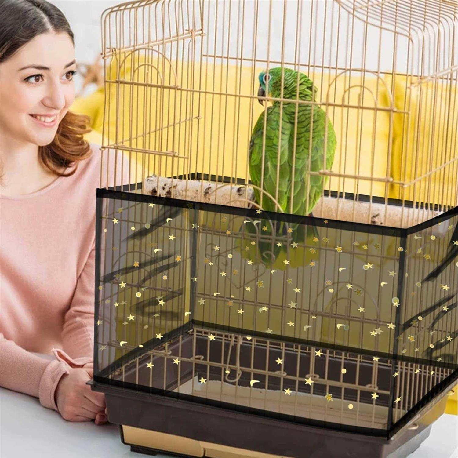Large Bird Cage Cover Adjustable Nylon Mesh Net Y2768