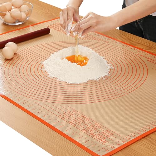 Non-slip Silicone Extra Large Baking Mat with Measurement T501830