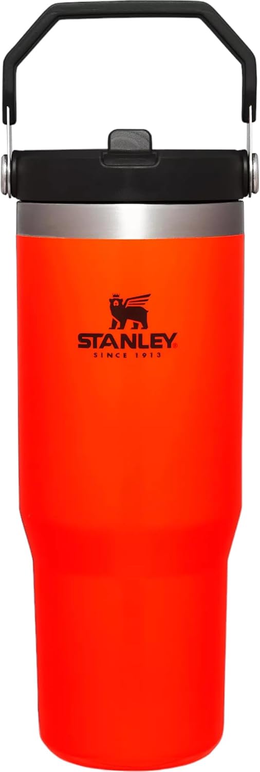 30 oz Stainless Steel Flip Straw Tumbler B1592