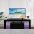 Black LED TV Stand, 51'' x 14'' x 18'' U231