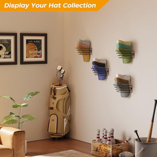 4 Pack Adhesive Hat Hanger Hat Organizer X419320