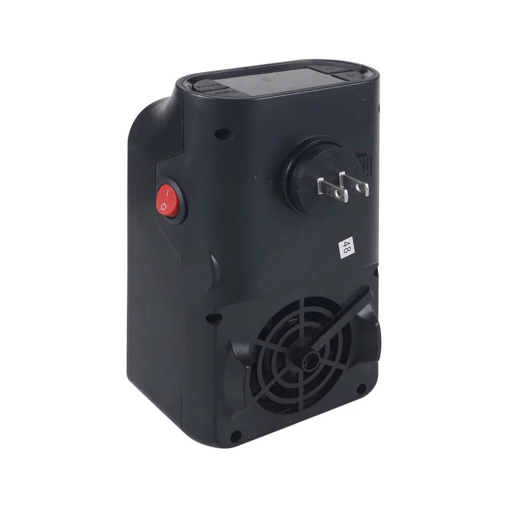 Compact Plug-in Wall Outlet Heater with Timer and Remote Control I9561