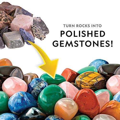 3 lbs. Rough Gemstones and Rocks for Tumbling including Amethyst and Quartz E819