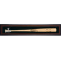 Brown Framed Single Bat Display Case H394