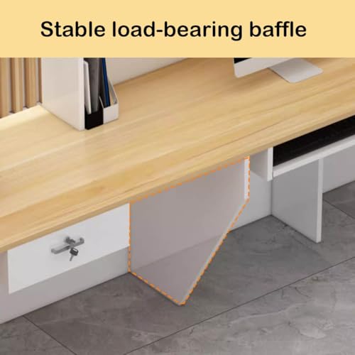 Wooden Reception Desk With Lockable Drawers J75077