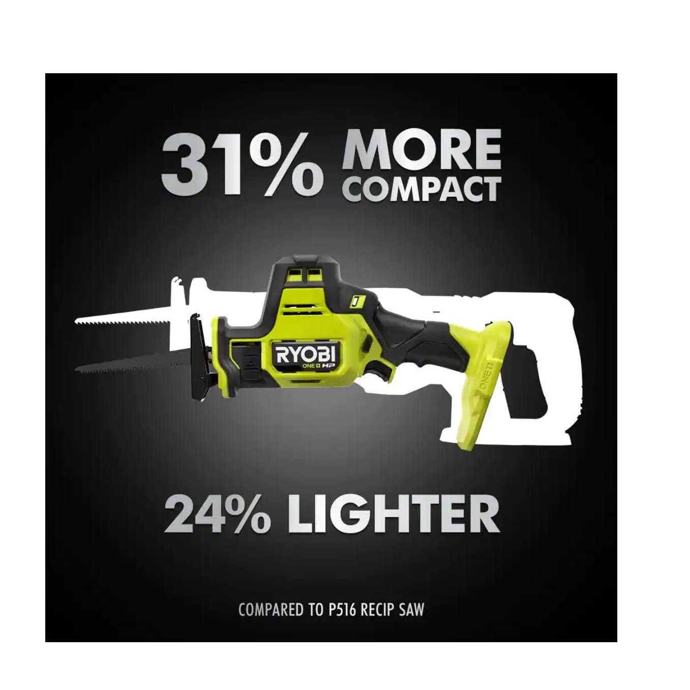 18V Brushless Cordless Compact Reciprocating Saw A2177