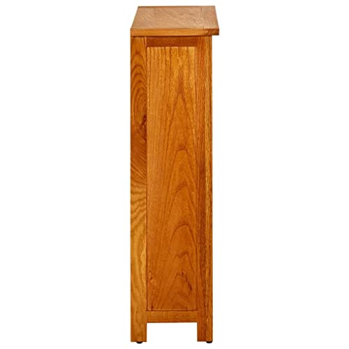 3-Tier Solid Oak Wood Bookcase Z7894