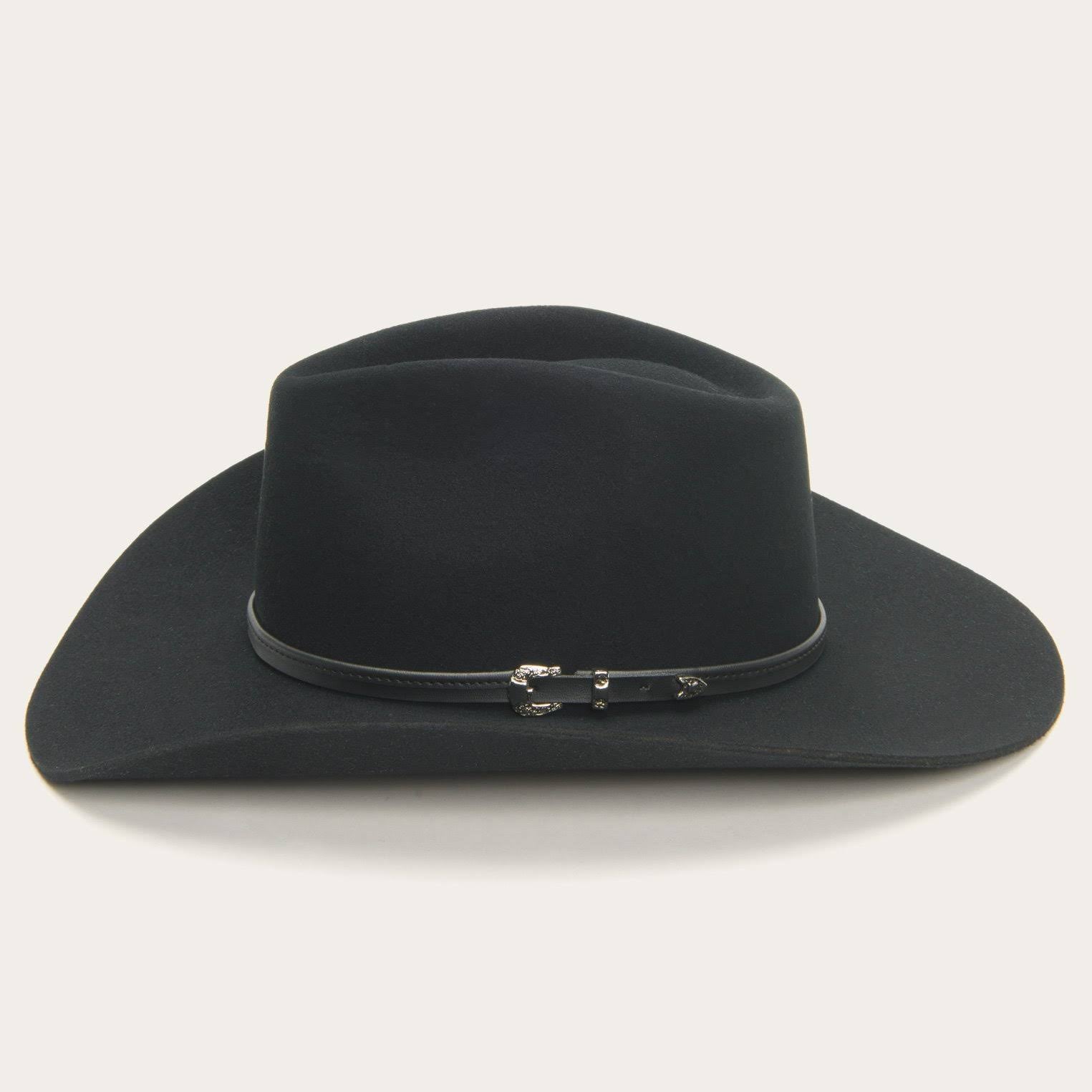 Black 4X Buffalo Felt Cowboy Hat X37066