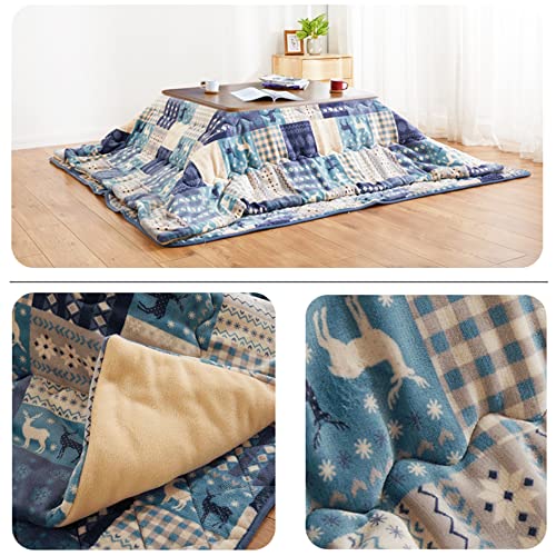 Kotatsu Heater Table Set with Quilt Carpet Heater M1391