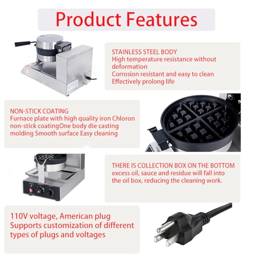 Cast Aluminum Stovetop Waffle Iron L585583