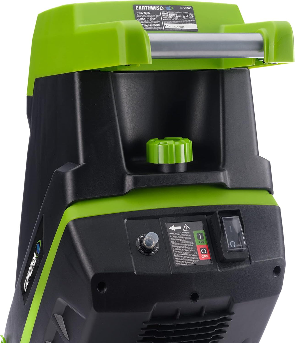 15-Amp Electric Corded Chipper/Shredder with Collection Bag E264844
