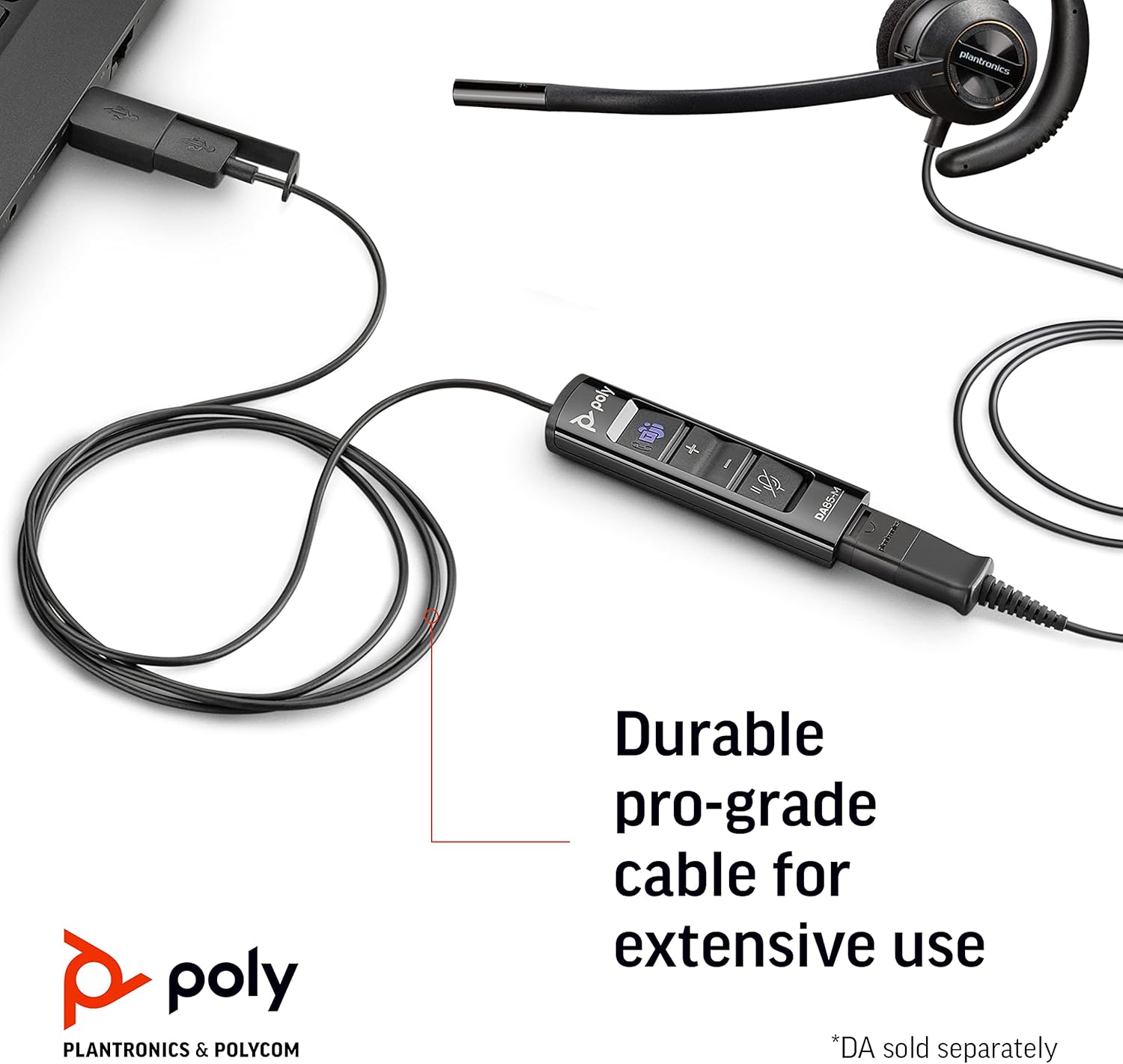 Quick Disconnect Headset, Over-the-Ear, Black P3702