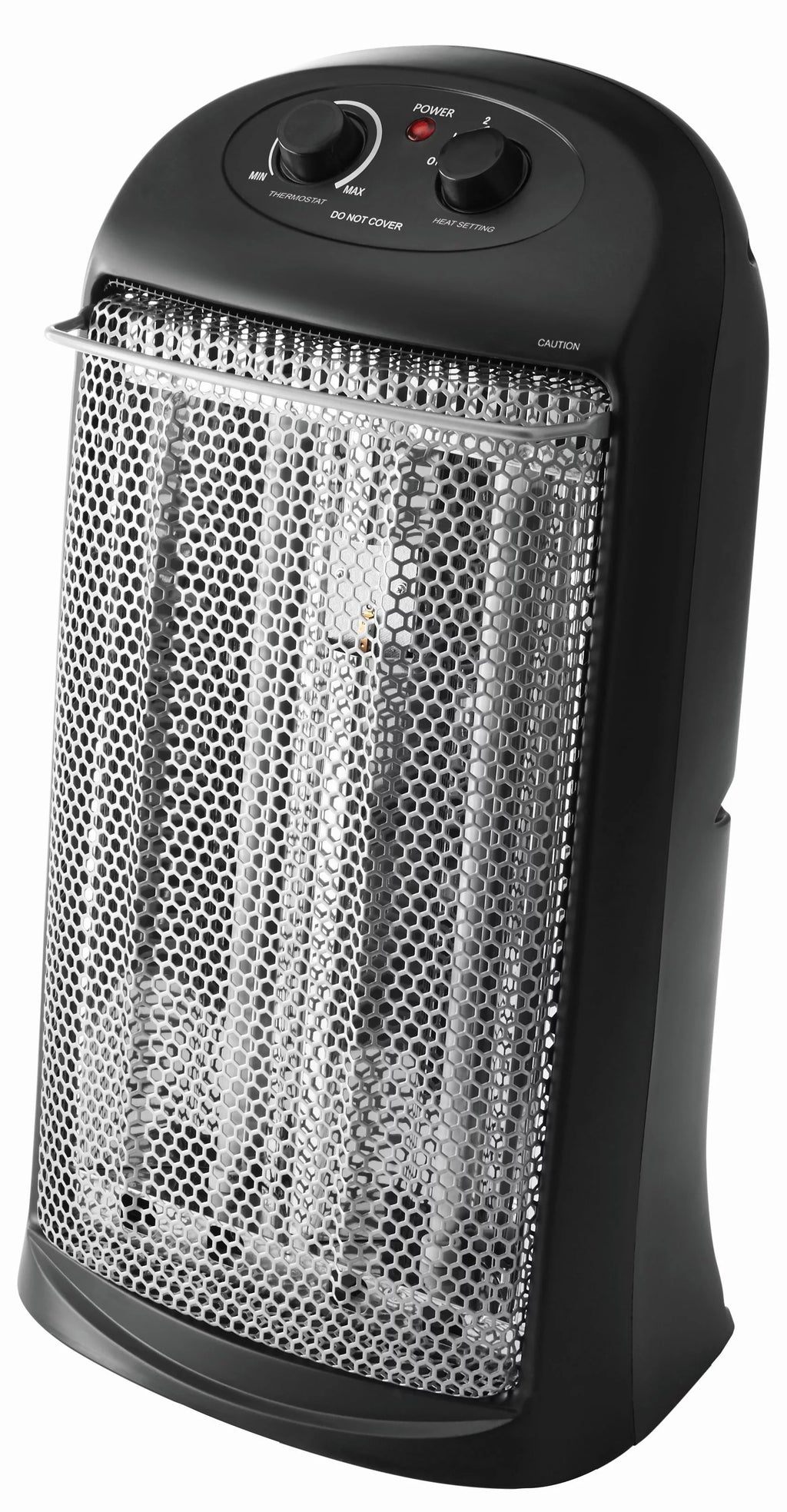 Black Quartz Electric Tower Space Heater A789145
