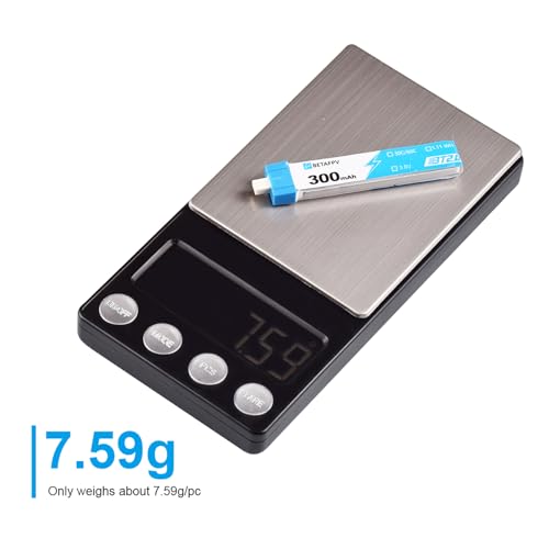 300mAh 1S Battery 3.8V 30C/60C Lipo with 1.0mm Banana Connector X956452