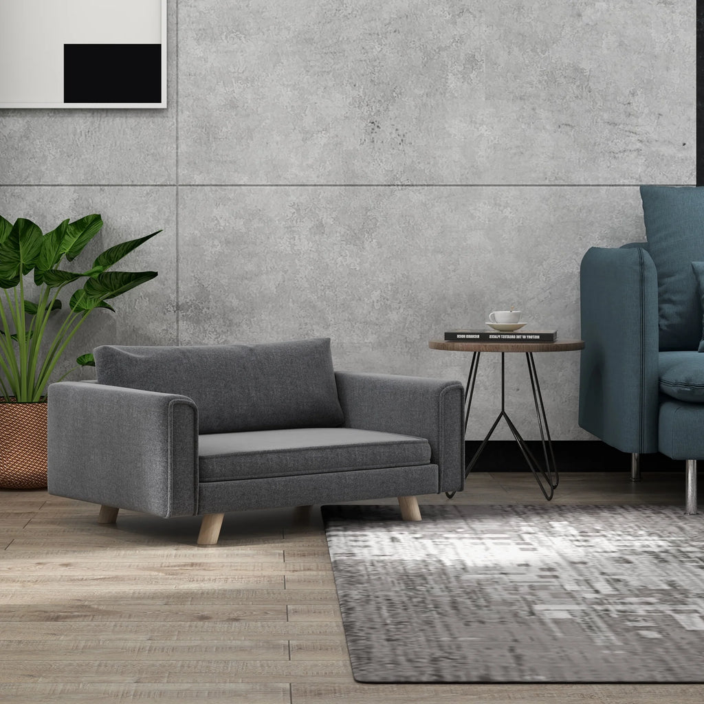 Gray Elevated Pet Sofa P803