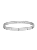 18K White Gold Bracelet Size 20 K6243