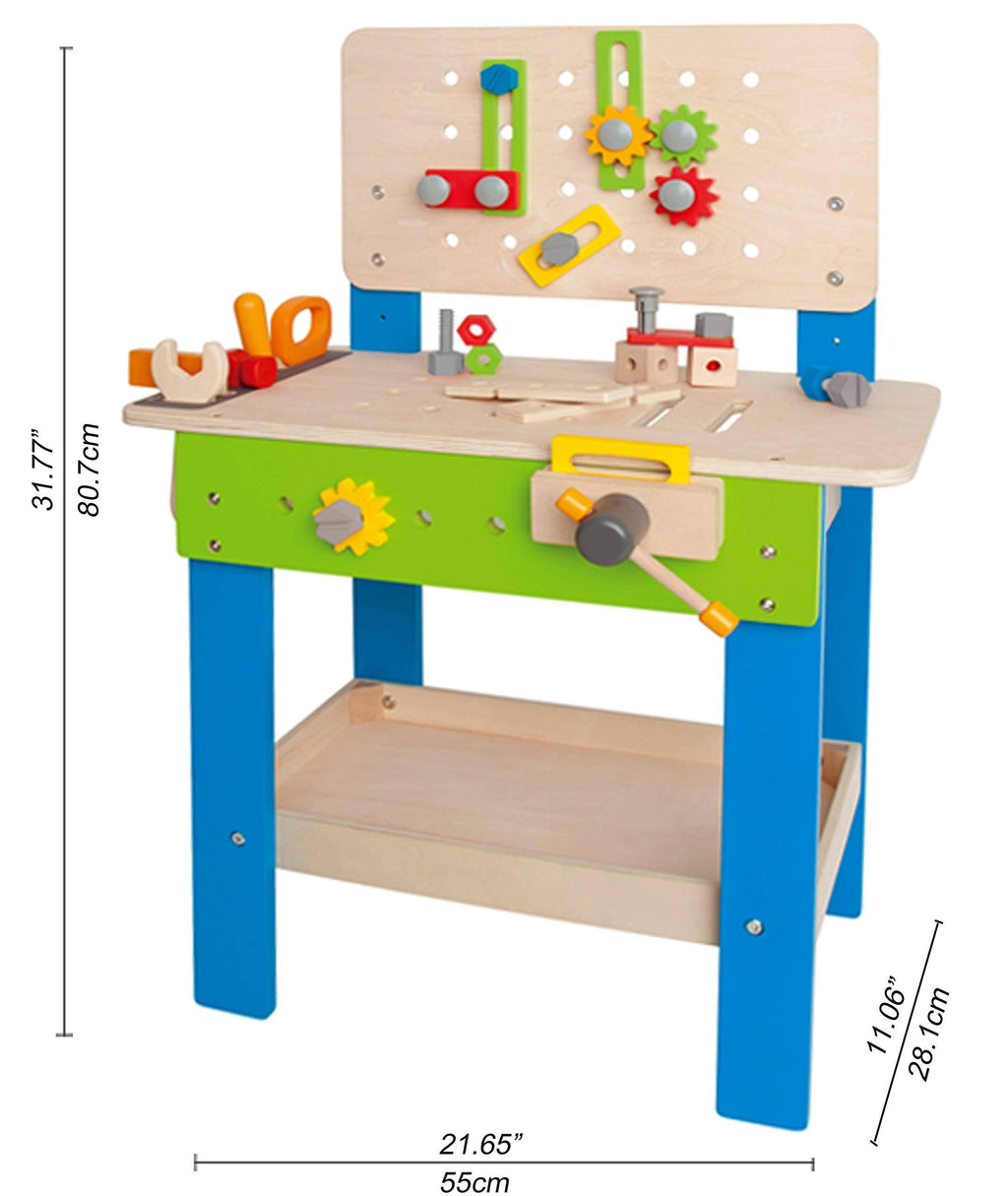Wooden Toolbench Pretend Builder Set D542