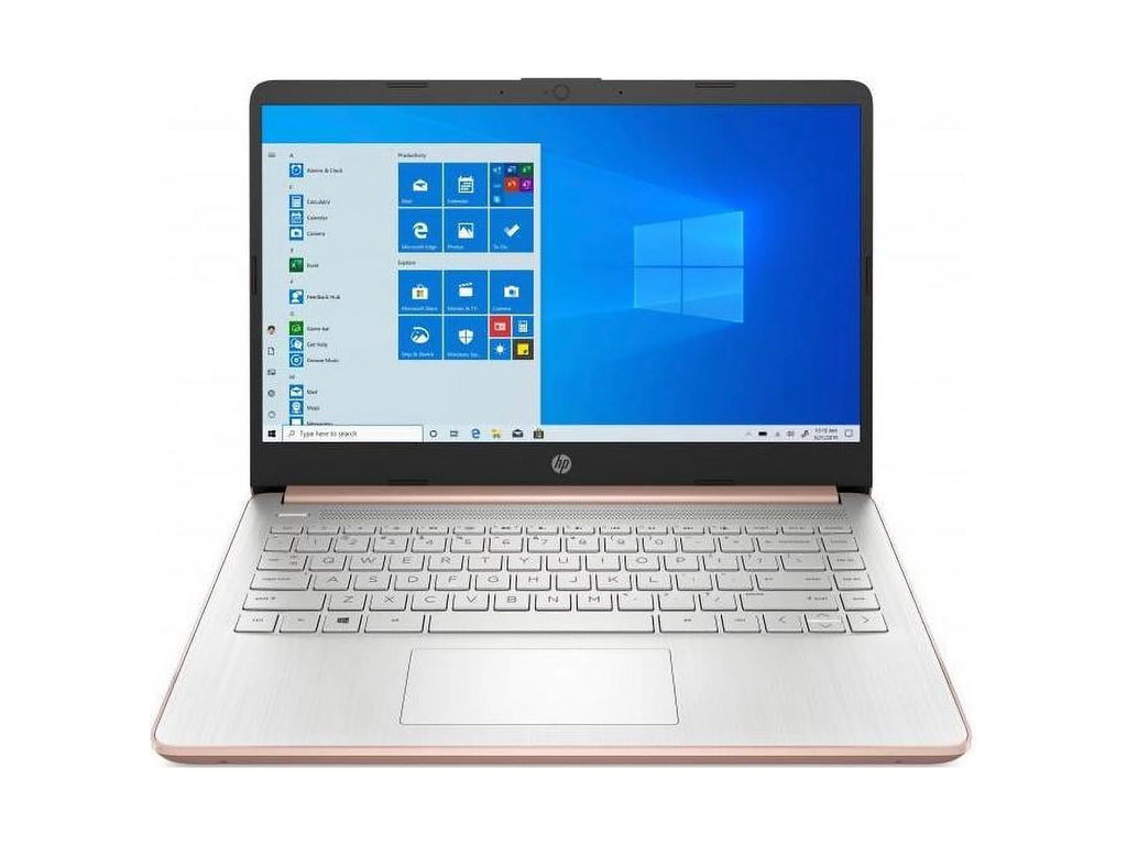 14" Notebook HD Intel Celeron 1.10 GHz 4 GB RAM 64 GB Flash Memory Pale Rose Gold Natural Silver R641
