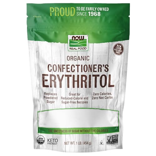 Organic Confectioner's Erythritol Powder, 1-Pound (Pack of 2) L197618