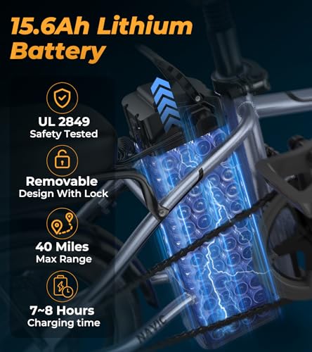 14'' Electric Folding Bike with Removable Battery L276