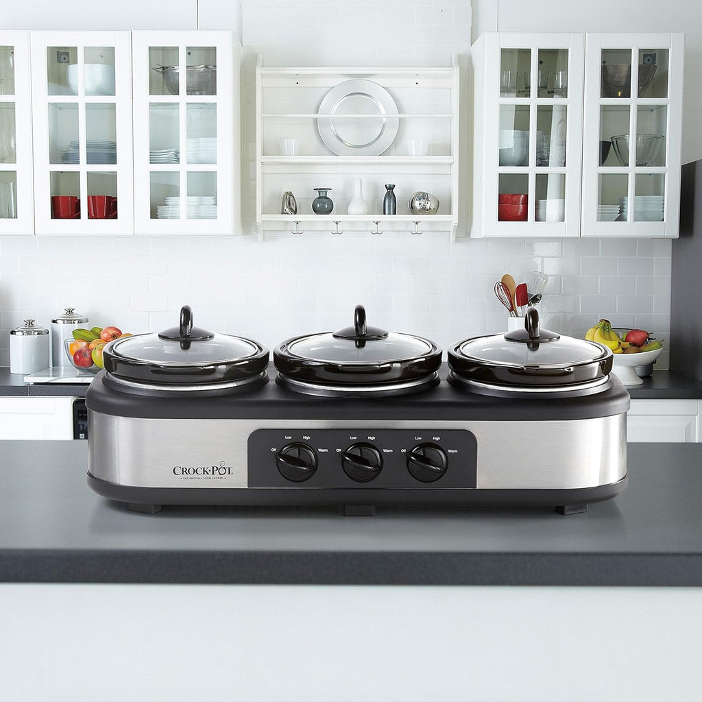 Stainless Steel Slow Cooker & Food Warmer V720500