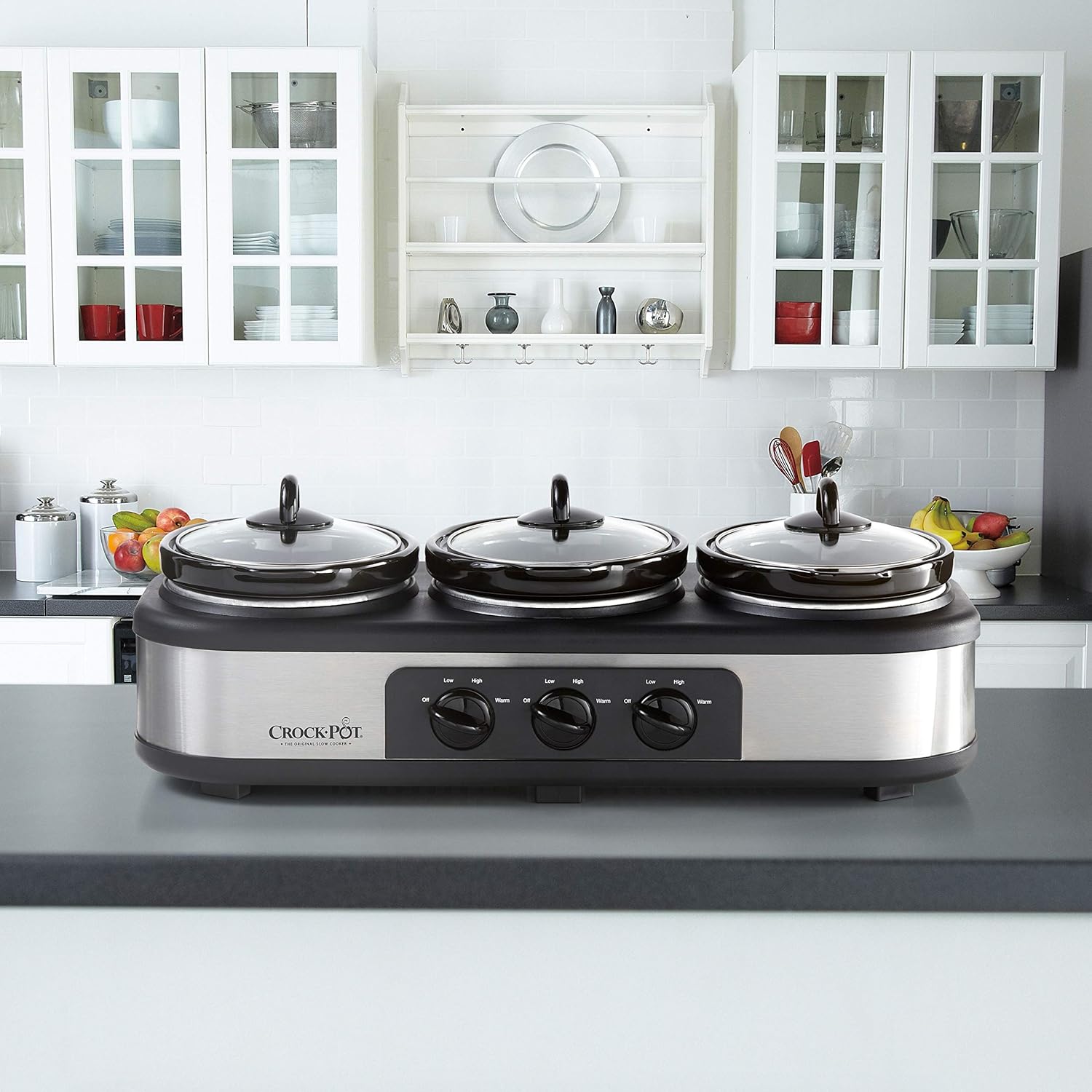 Stainless Steel Slow Cooker & Food Warmer V720500