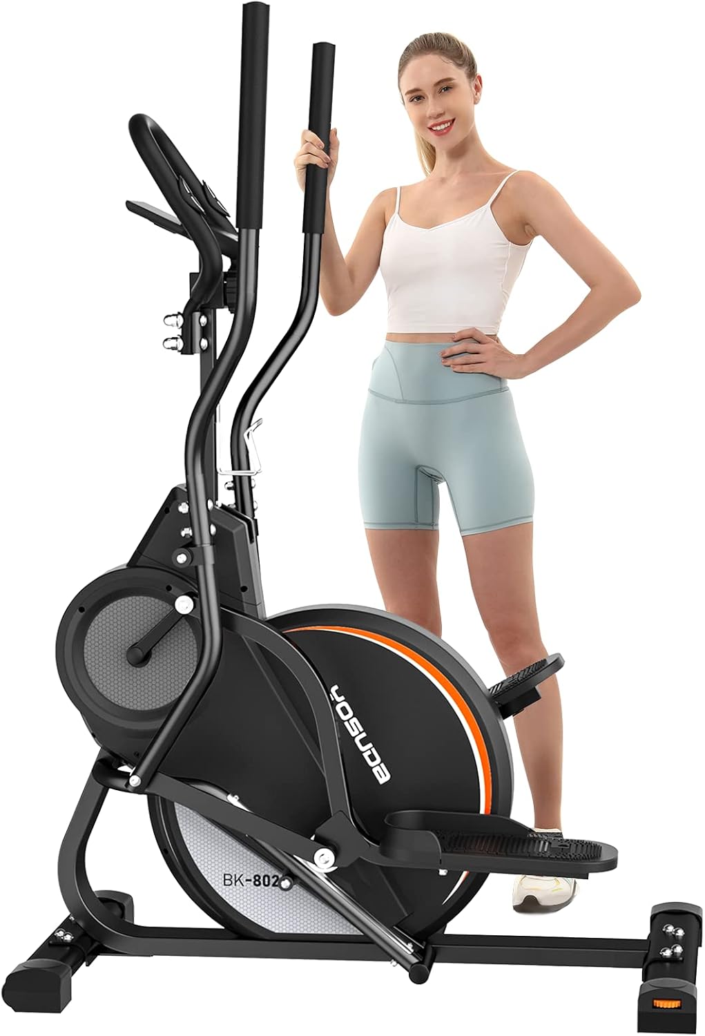 3-in-1 Elliptical Machine Stair Stepper Trainer with 16 Resistance J6503