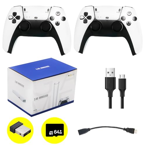 Retro Game Console with Dual Controllers Y72064
