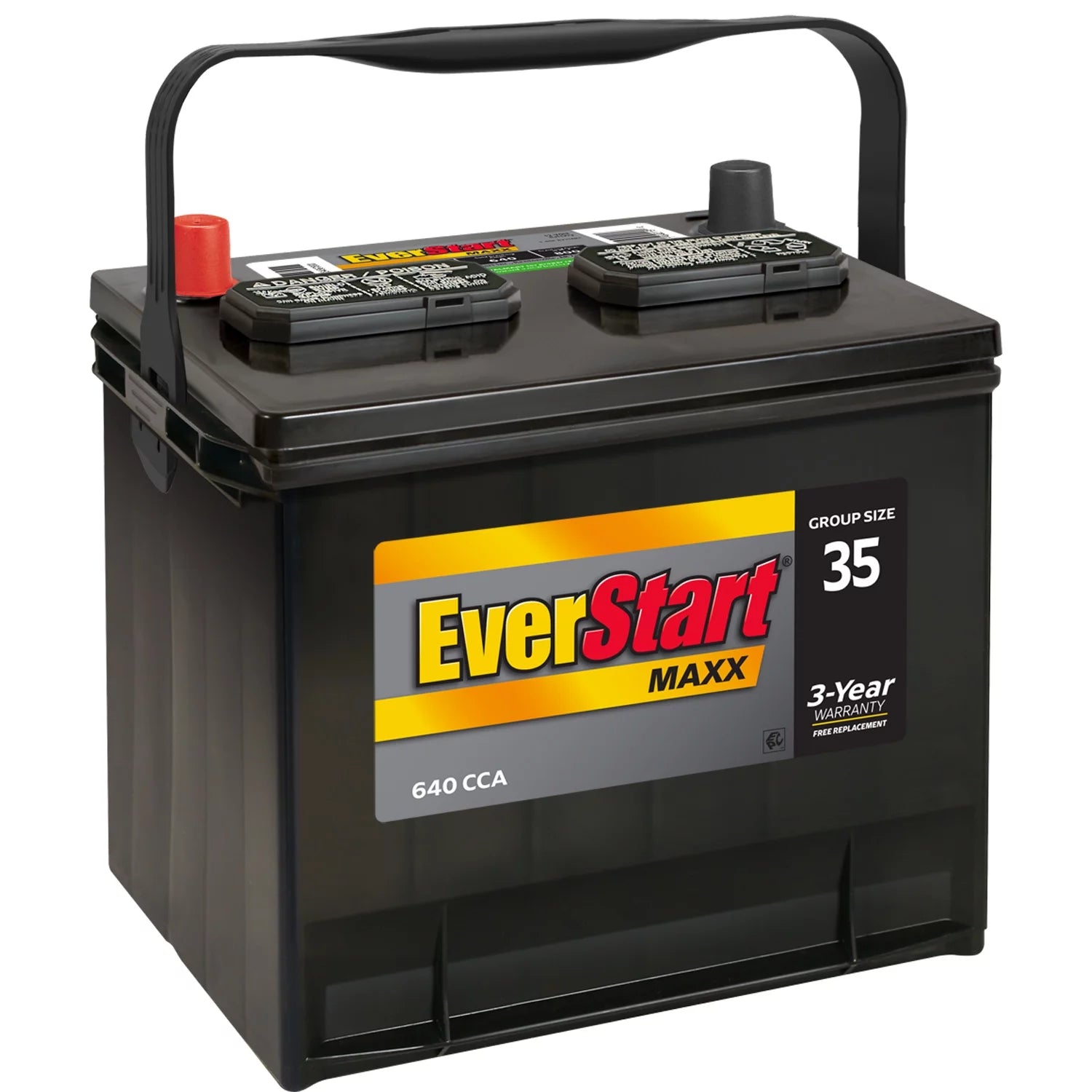 Group Size 35 12 Volt 640 CCA Lead Acid Automotive Battery X443
