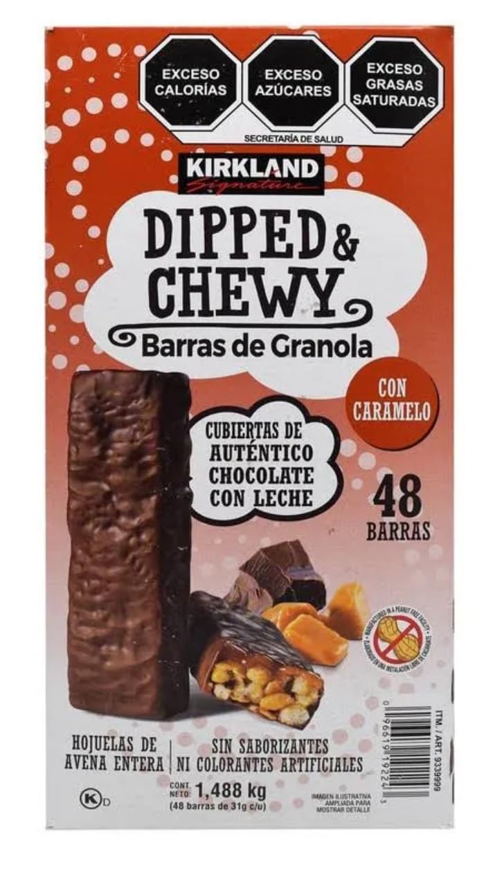 48 Count Chewy Granola Bars with Milk Chocolate Coating V332