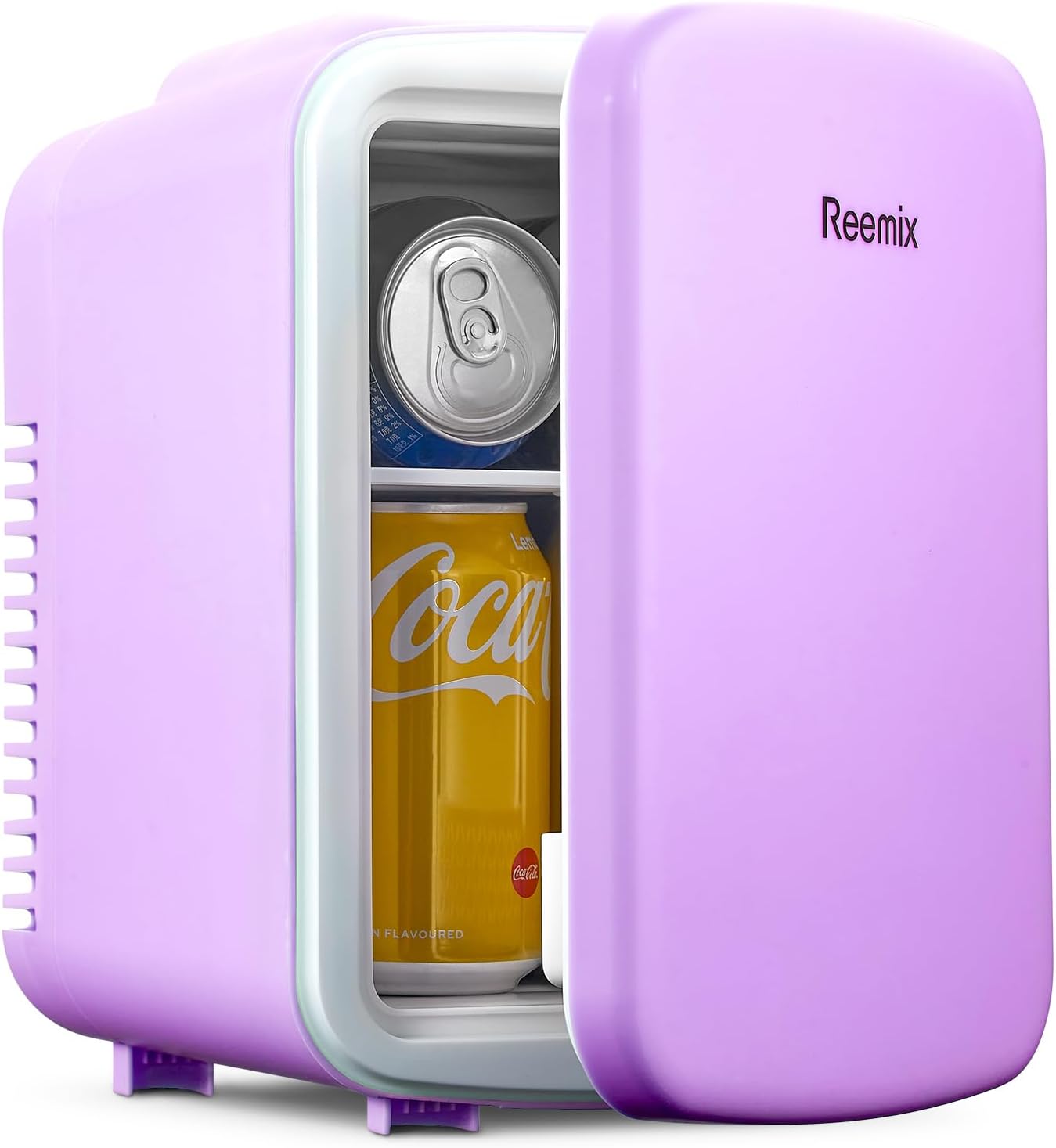 3.7 Liter 6 Can Portable Cooler Warmer Personal Refrigerator Freon-Free Purple F463066