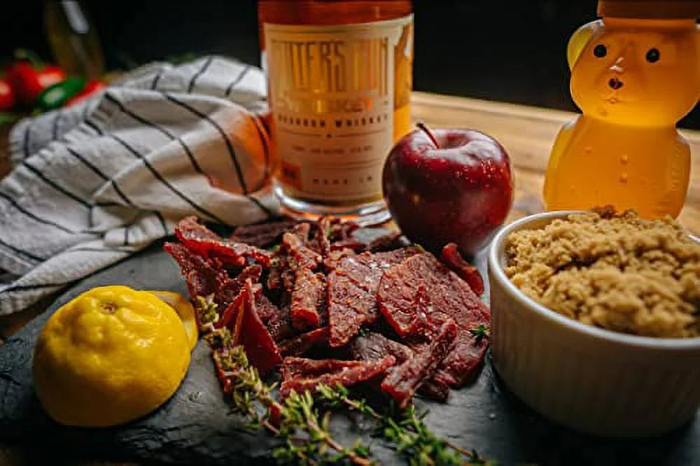 Sweet Bourbon 10 Ounce Resealable Bag Beef Jerky P88534