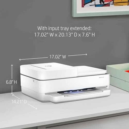 White All-in-One Wireless Color Inkjet Printer, Print Copy Scan G776108