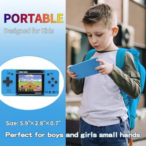 Handheld Retro Video Game Player with 3.0" LCD Screen (Red) P63536