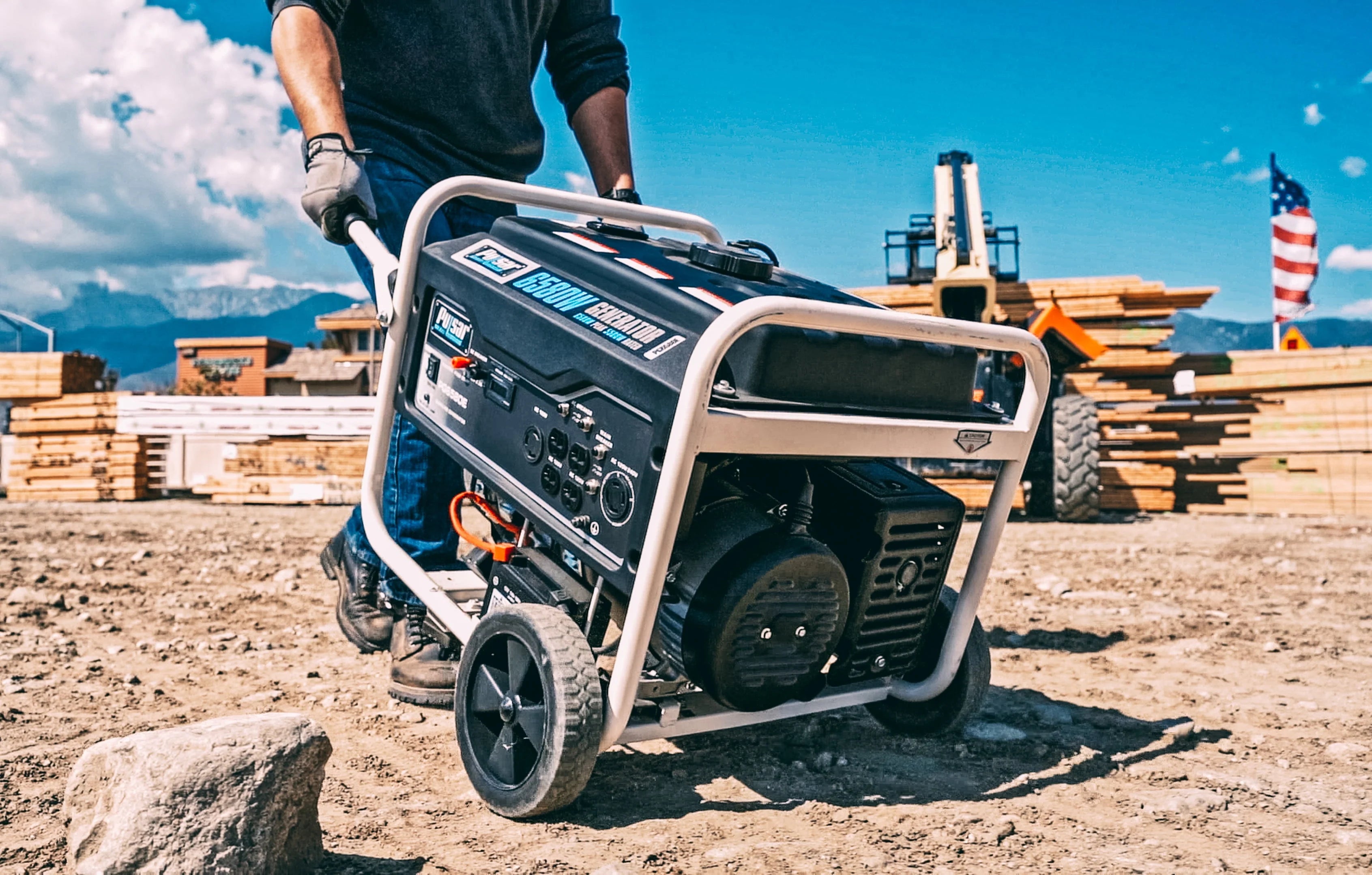 Portable Generator with Electric Start P6703