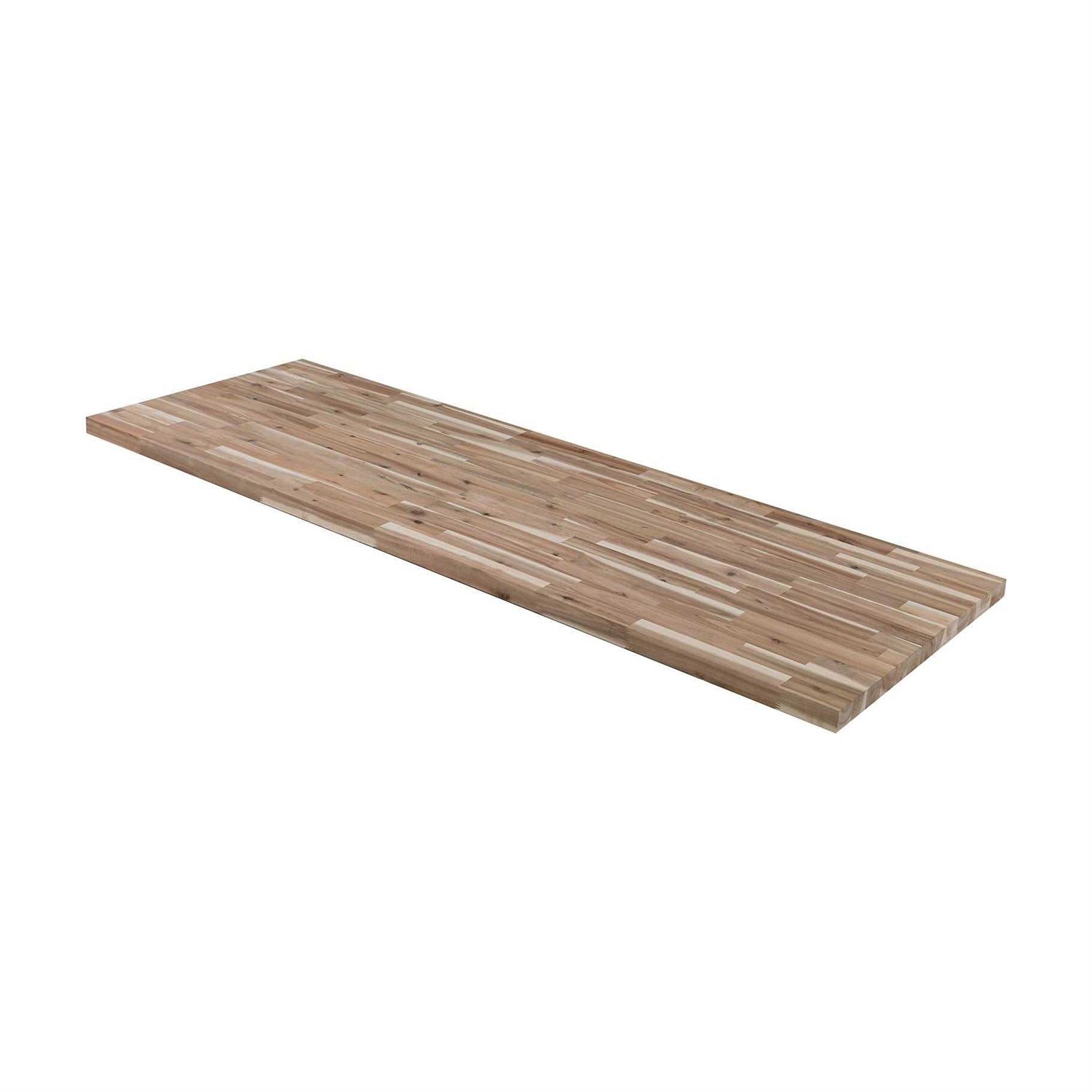Natural Straight Butcher Block Acacia Countertop W52418