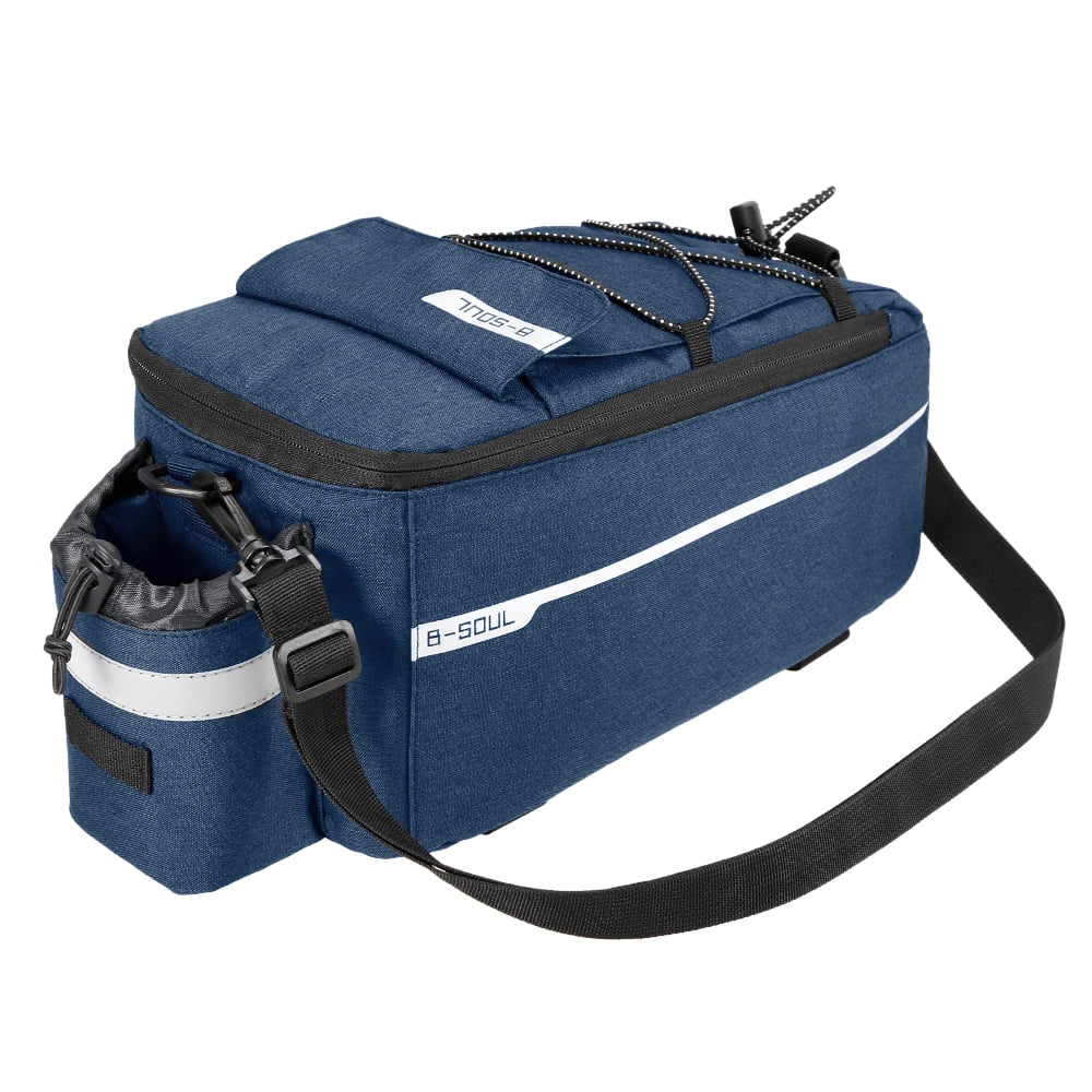 Insulated Trunk Cooler Bag Cycling Rear Rack Storage Luggage Bag Reflective MTB Bike Pannier Bag I568117