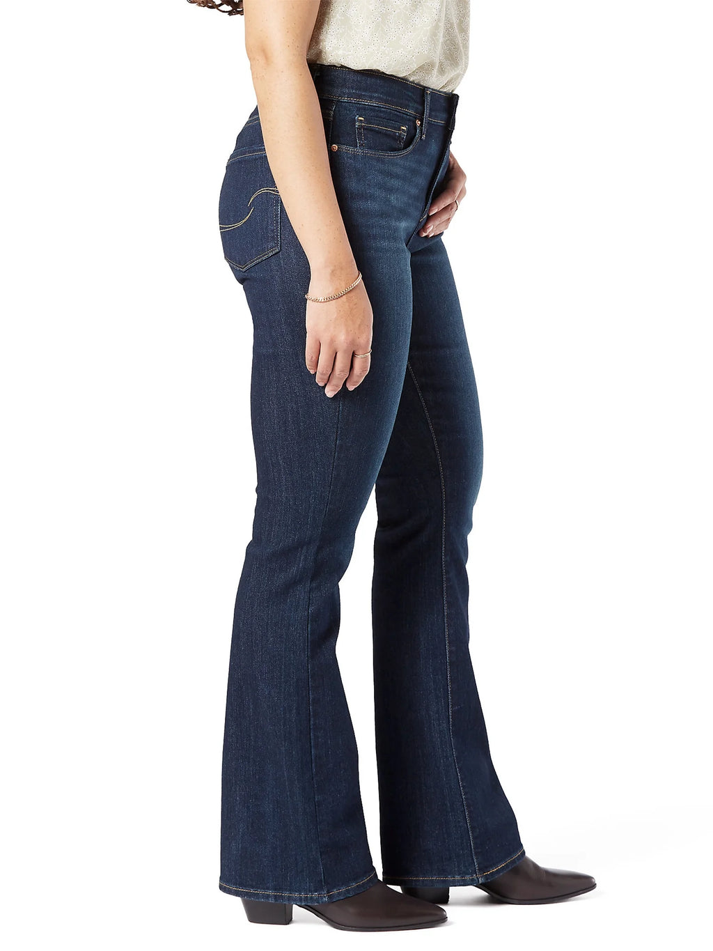 Women's Mid Rise Bootcut Jeans R800286