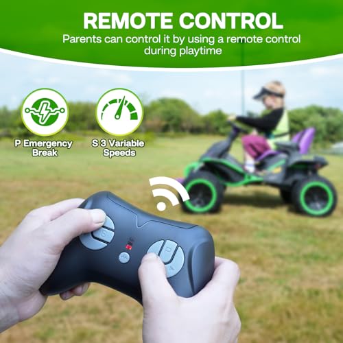 24V Ride on Toy with 4 Motors 300W Bluetooth Speaker 24V 7AH Battery X93908