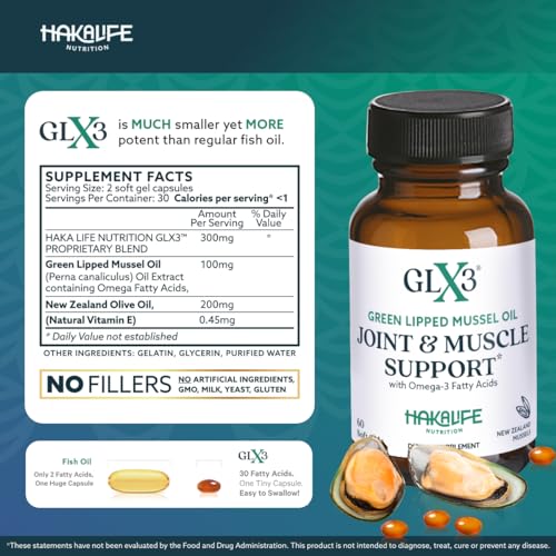 Green Lipped Mussel Oil Capsules 180 Tablets K3440