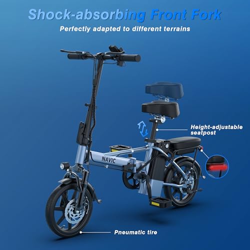 14'' Electric Folding Bike with Removable Battery L276