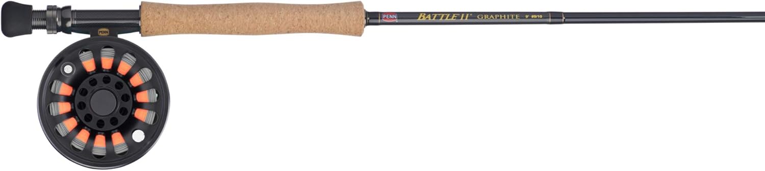 Penn Battle Fly Outfit Reel and Fishing Rod Combo G249542
