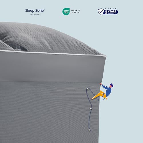 Queen Mattress Topper Washable Deep Pocket Mattress Pad A5159