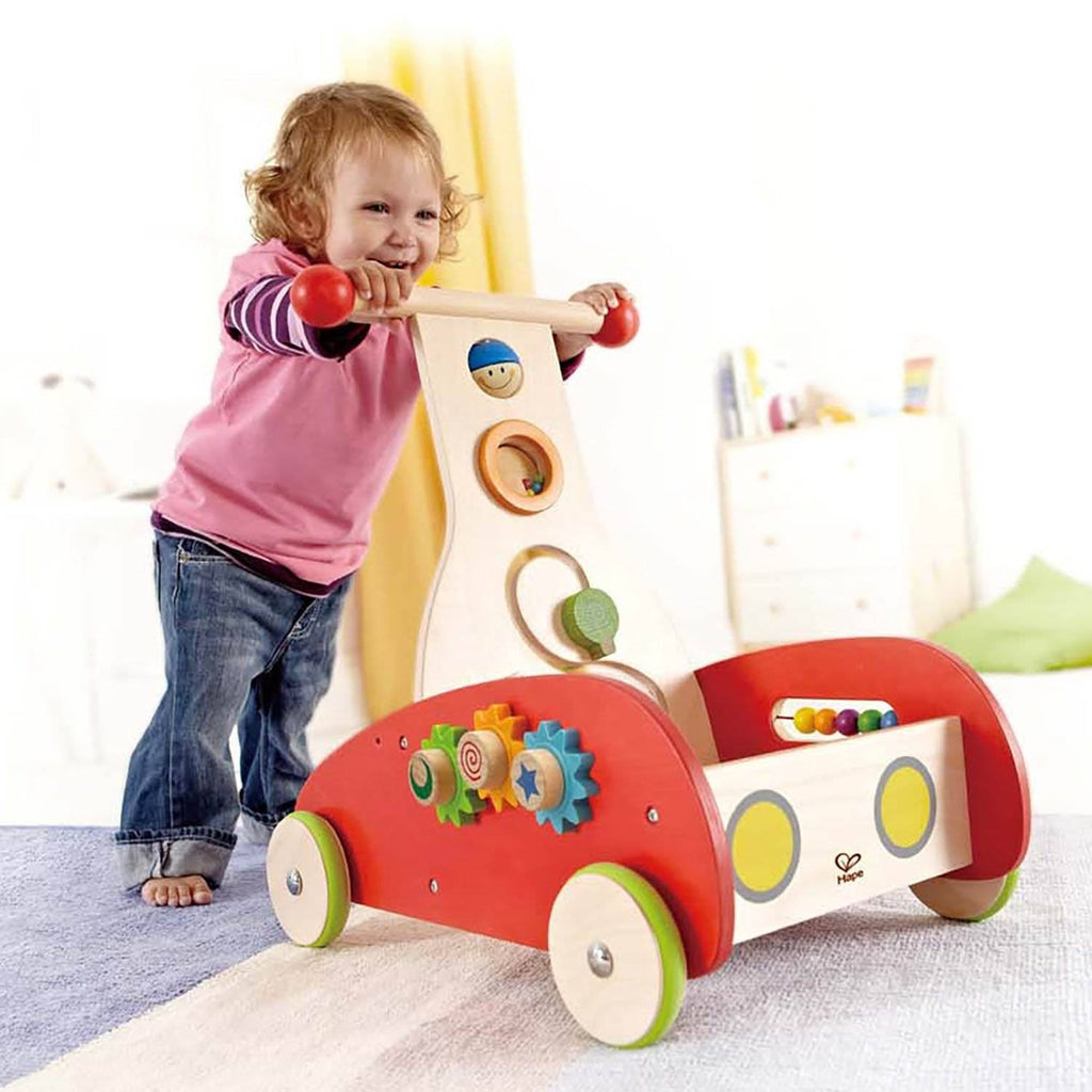 Toddler Push & Pull Toy Walker Cart with Blocks (2 Pack) F202752