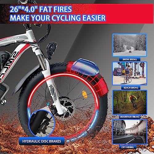 2000W Dual Motor 48V 22Ah Fat Tire Electric Bike Z3239